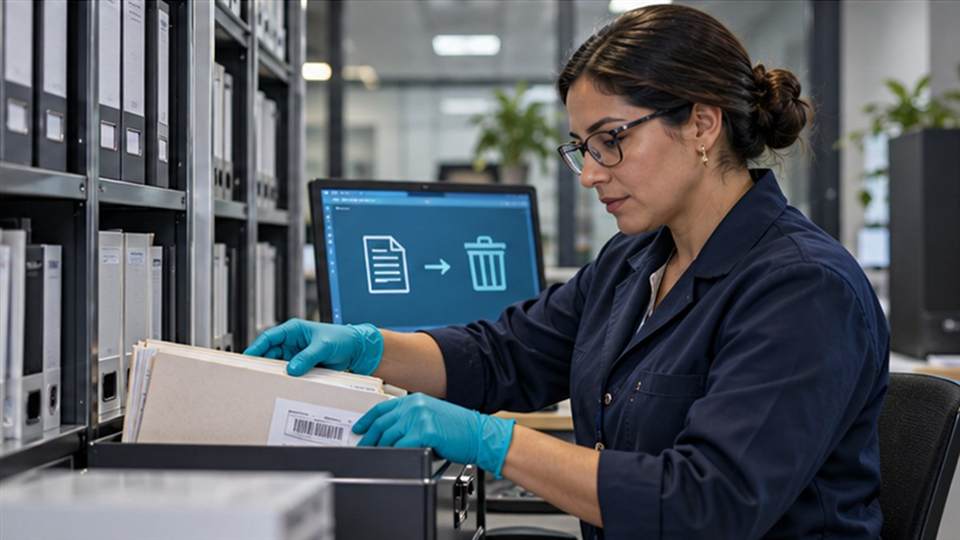 Plazos de conservación y eliminación segura de datos